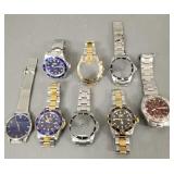 8 designer style (some unauthentic) watches-