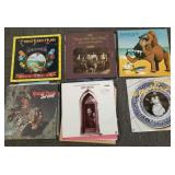 Group record albums incl CSNY, John Prine,