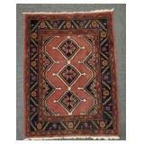 Handmade oriental rug- 4 1/2