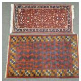 2 handmade oriental rugs- 3