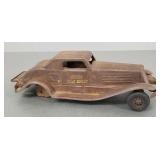 Antique 15"L pressed steel Fire Chief car (as is-