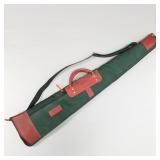 J.W. Hulm canvas & leather gun case 47 1/2"L