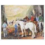 James Otis Burnley, Hudson, WI signed oil painting