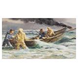 James Otis Burnley, Hudson, Wi signed oil painting