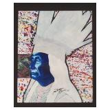 Buffalo Gouge signed & dated 06 painting- acrylic