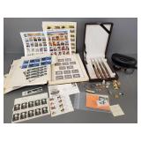 Gp incl jewelry, knives, Oakley sunglasses, stamp