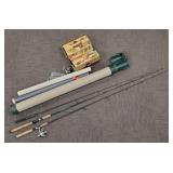 Group fishing rods, reels and tackle