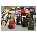 Gp assorted scarves incl Burberry, etc.
