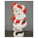 Vintage blow mold Santa- 43"H