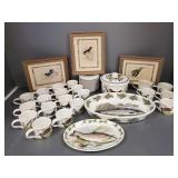 Group Portmeirion pottery dinnerware, etc