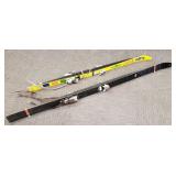 2 pair mid-century Hart skis- 77" taller