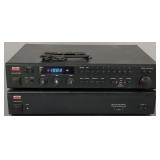2 Adcom amplifiers: model GTP-500 II tuner/ amp &