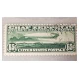 U.S. Graf Zeppelin 65 cent stamp- cancelled