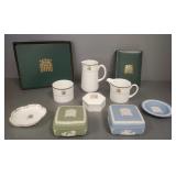 Group House of Lords motif china, jasperware, etc