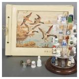 Gp. incl thimble collection & scrapbook w/
