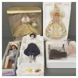 5 limited edition, collectors, etc. Barbies w/