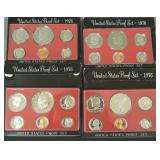 4- 1976 U.S. proof coin sets