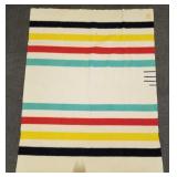 Hudson Bay wool blanket- approx. 6.5' x 5.25'