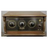 Antique King Quality radio- 10 1/2'H 21'W 11'D,