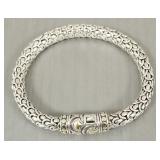 John Hardy sterling silver & 18K gold Naga scale