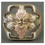 10K Black Hills gold ring- 6.9g; size 9 1/4