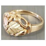 10k Black Hills gold ring marked C.CO- 4.2g,