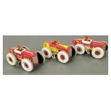 3 Marx vintage tin windup Midget racers- 5'L