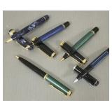 5 Pelican ball point pens