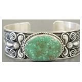 A. Cadman signed Southwest sterling silver cuff