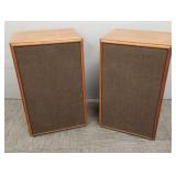 Pair vintage Autograph 100 speakers- 11 3/4'H,