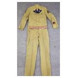 Antique ROTC dress uniform w/ patches