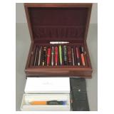 14 collector ball point pens incl. Parker, Pelican