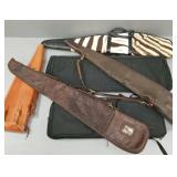 Gp 6 assorted soft gun cases incl