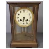 Antique French crystal regulator clock- 10 1/2' x