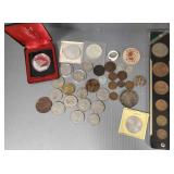 Group assorted coins incl. U.S., foreign, some