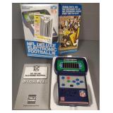 Vintage 1980 NFL electronic football game with box