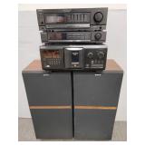 Sony stereo incl TA-AX295 amp, ST-JX295 tuner,