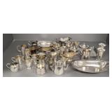 Large collection Institutional silverplate serving