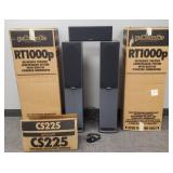 3 Polk audio speakers incl RT1000P speakers, etc-