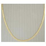14k gold chain necklace- 7.3g, 19'L