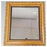 Antique Victorian framed mirror- 36'H 32'W