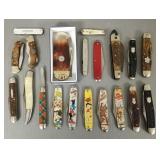 20 assorted pocket knives, some vintage incl