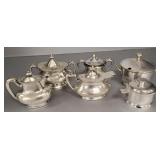 6 pcs railroad silverplate incl. Northern Pacific,