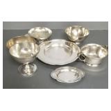 8 pcs railroad silverplate incl Northern Pacific,