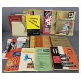 Gp. vintage audio & recording books & magazines