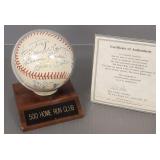 Autographed 500 Home Run Club ball incl Mickey