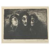 Ray Kobald signed & numbered 2/7 'Monks' print