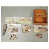 Gp approx. 100 stone points- mostly small asst.
