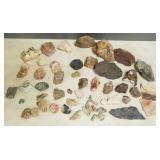 Collection of rock/ mineral, etc. specimens incl.