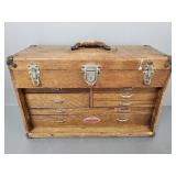 Craftsman oak multi drawer tool chest- 20"L 13"H,